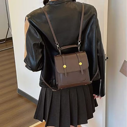 Casual Leather Backpack