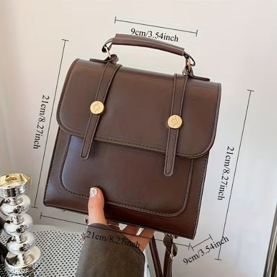 Casual Leather Backpack