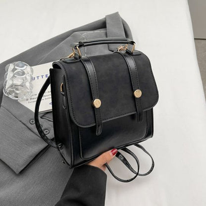 Casual Leather Backpack