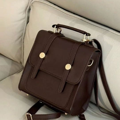 Casual Leather Backpack