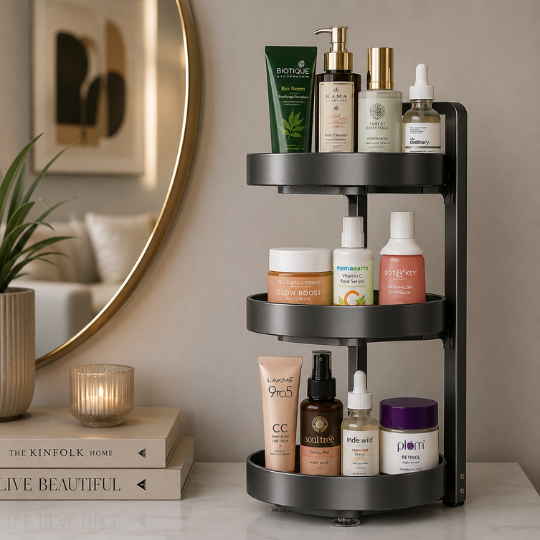 Multi-Tier Rotatable Organizer Rack