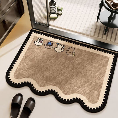 Cartoon Absorbent Mat