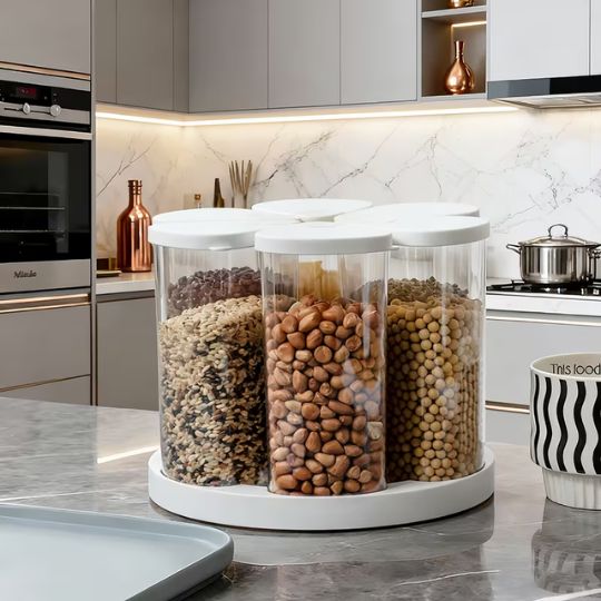 Transparent Grain Storage Container