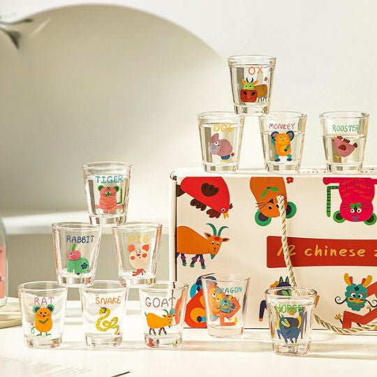 Animal Mini Glass Set