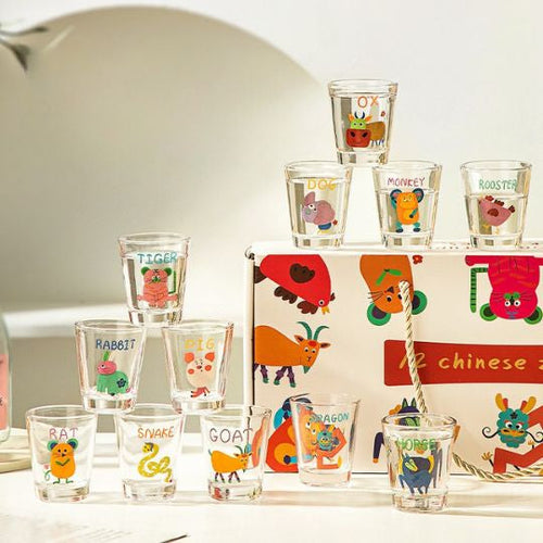 Animal Mini Glass Set