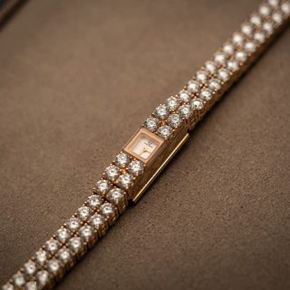 Diamond Watch & Bracelets