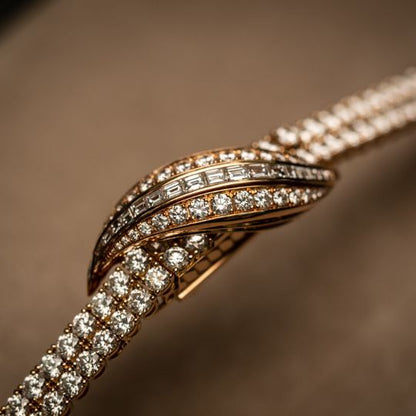 Diamond Watch & Bracelets