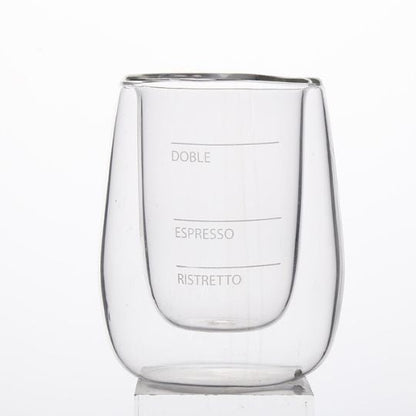Double-Wall Coffee Measuring Glass
