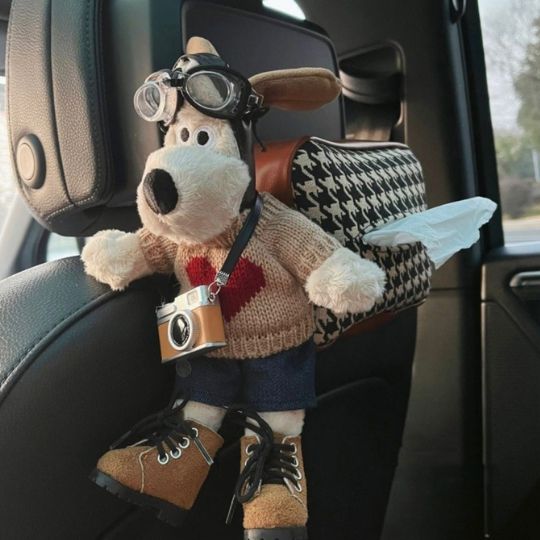 Dog Tissue Box for Car