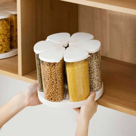 Transparent Grain Storage Container