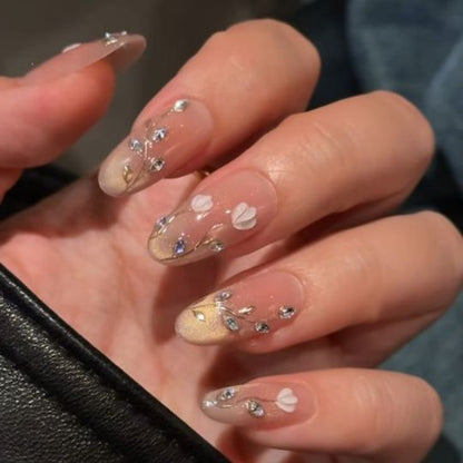 Tulip Petal Nails(Free Jelly Glue + Rubbing Strip)