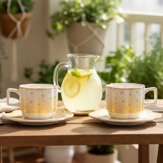 Daisy Floral Teacup