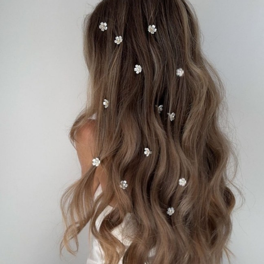 Mini Flower Hair Pins