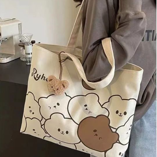 Cute Bear Tote Bag