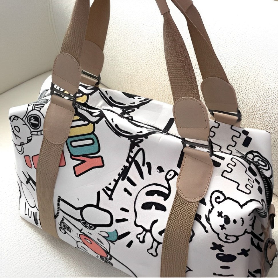Peanuts cartoon travel bag