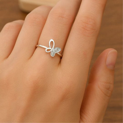 Butterfly Silver Ring