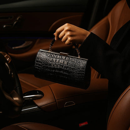 Luxe Black Handbag