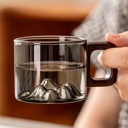 Mountain Peak Glass Cup