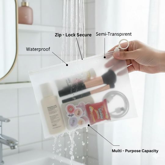 Transparent Storage Pouches