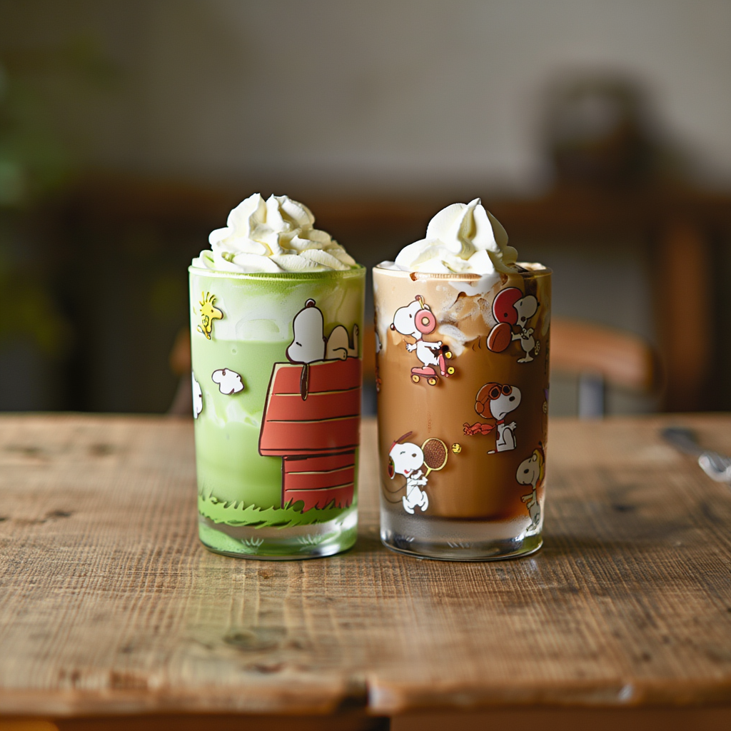 Aesthetic Snoopy Glass