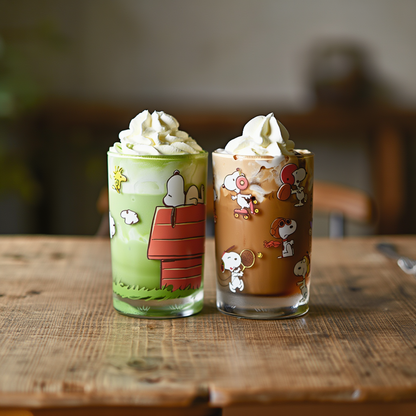 Aesthetic Snoopy Glass