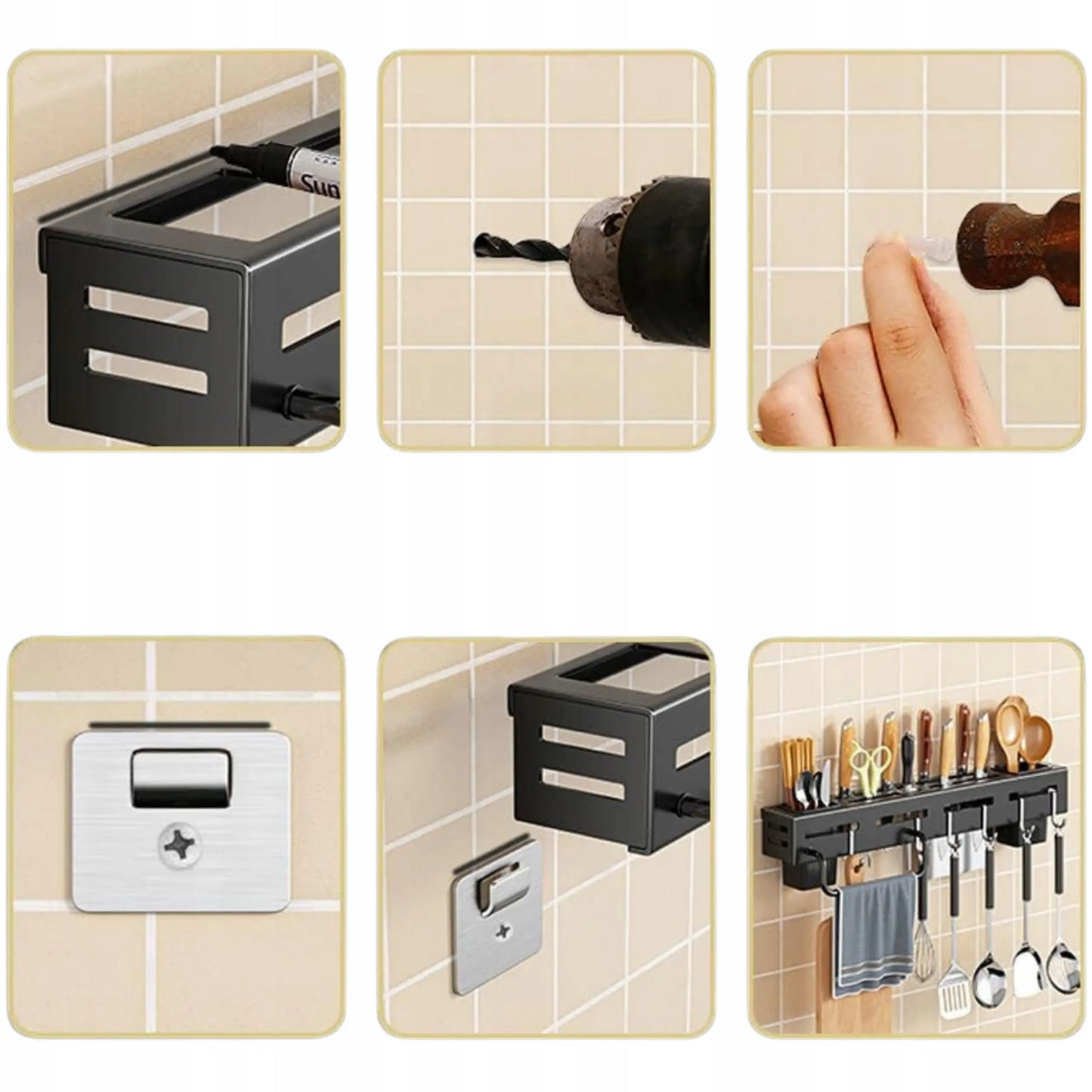 Multifunctional Cutlery Rack