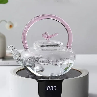 Elegant Pink Teapot