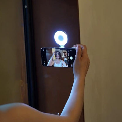Magnetic Mirror & Selfie Light