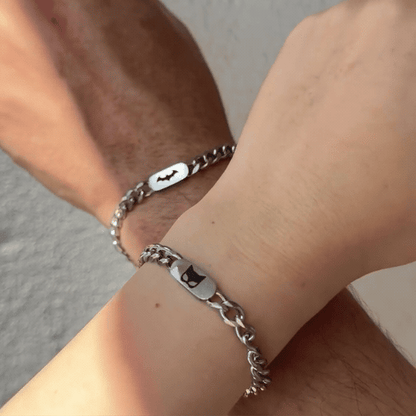 Batman & Cat woman Couple Bracelets