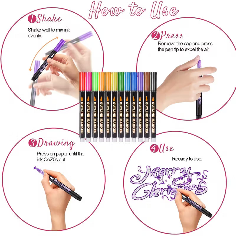 Outline Marker Pen