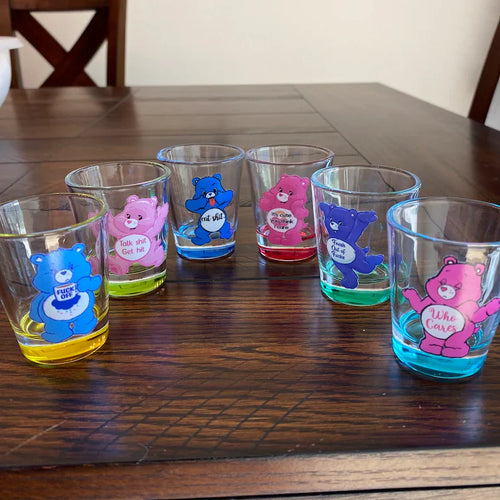 Swear Bear Shots Glasses