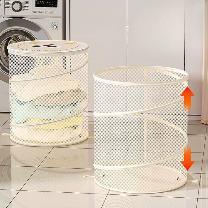 Foldable storage Basket