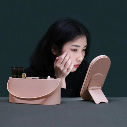 Vanity Box With Mirror Light