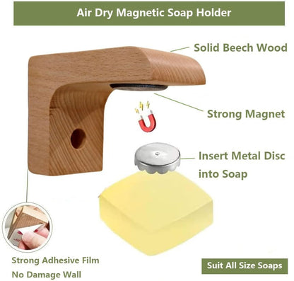 Wood Magnetic Soap Holder