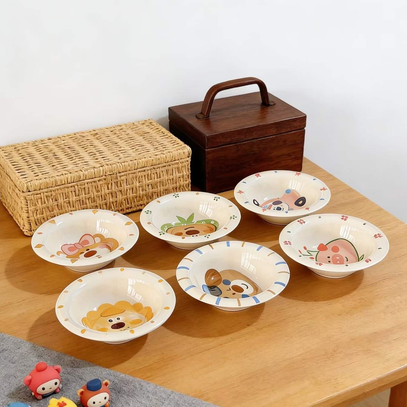 Tiny Cartoon Serving Bowls