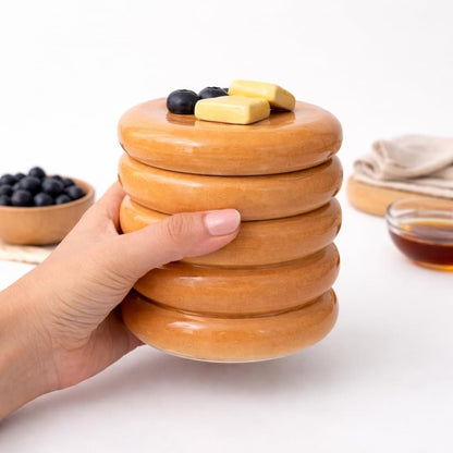 Ceramic Pancake Jar