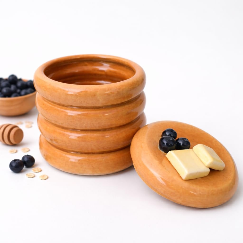 Ceramic Pancake Jar