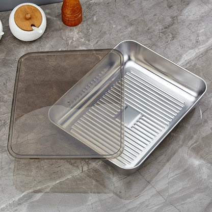 Multi-Purpose Steel Serving Tray