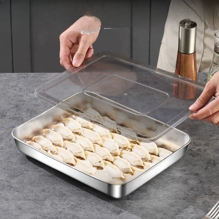 Multi-Purpose Steel Serving Tray