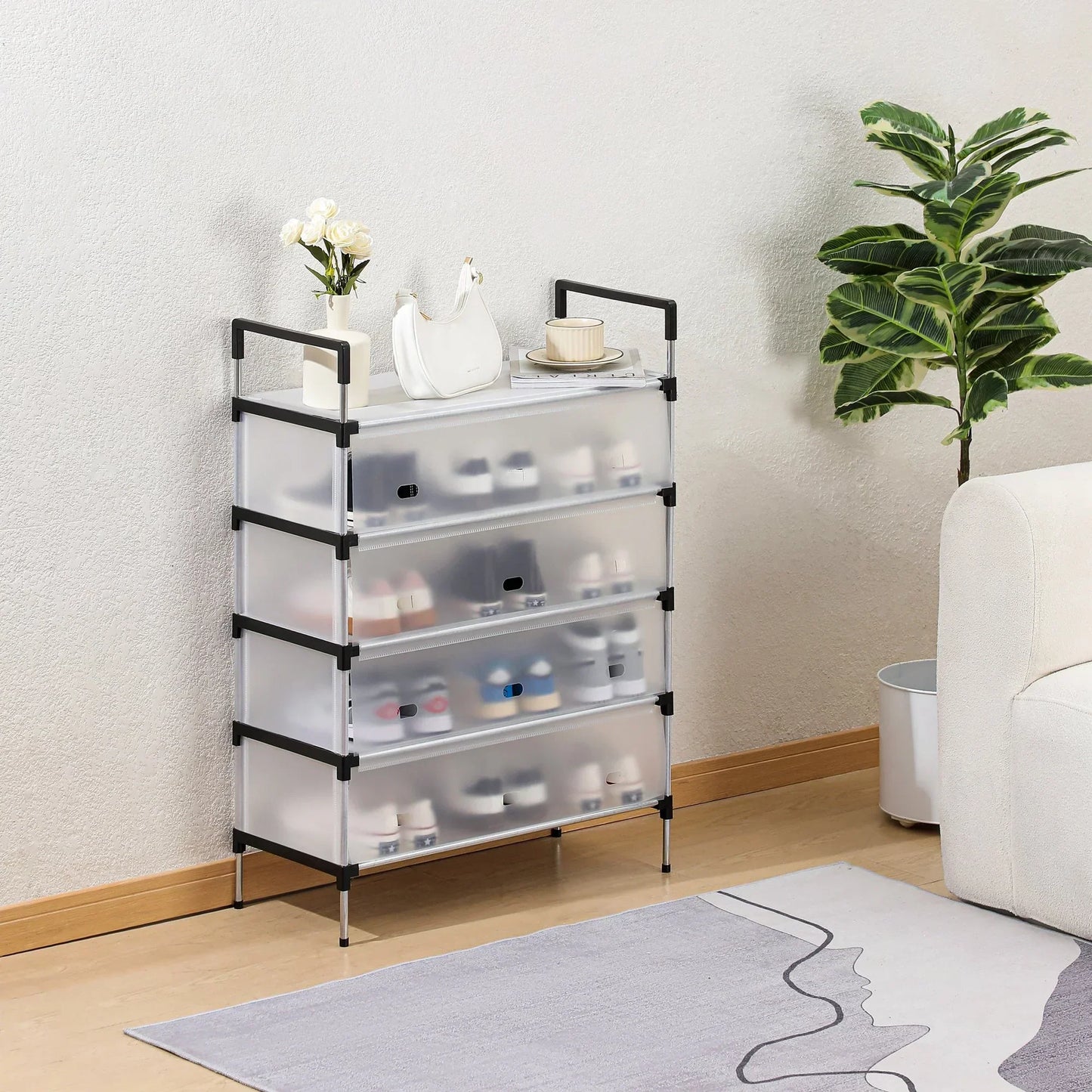 Dust Proof Shoe Rack