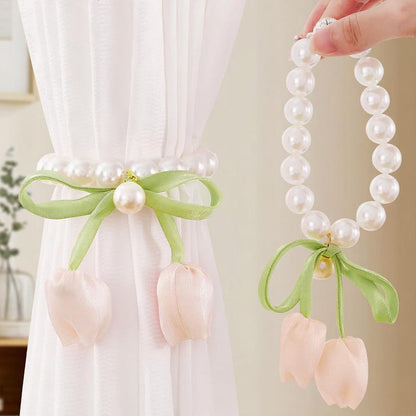 Tulip Pearl Curtain Tieback