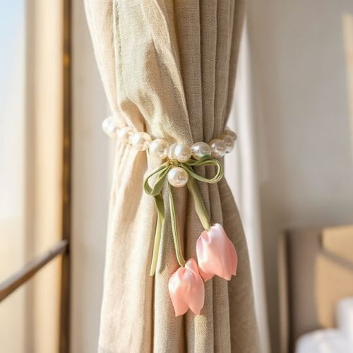 Tulip Pearl Curtain Tieback