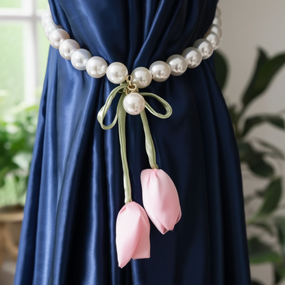Tulip Pearl Curtain Tieback