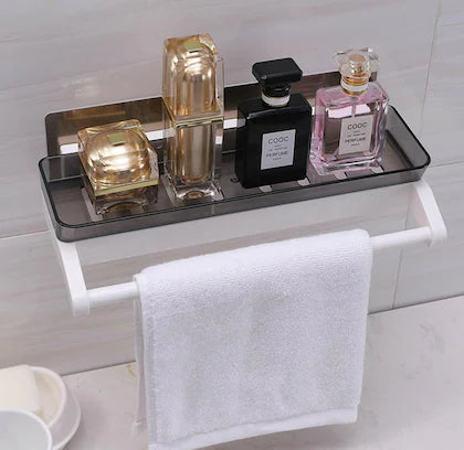 Bathroom Organizer with Towel Holder