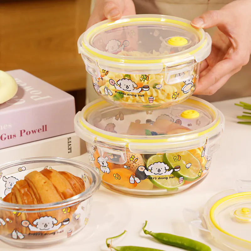 Leakproof Glass Food Container