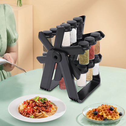 Rotating Seasoning Rack (12 Bottles)