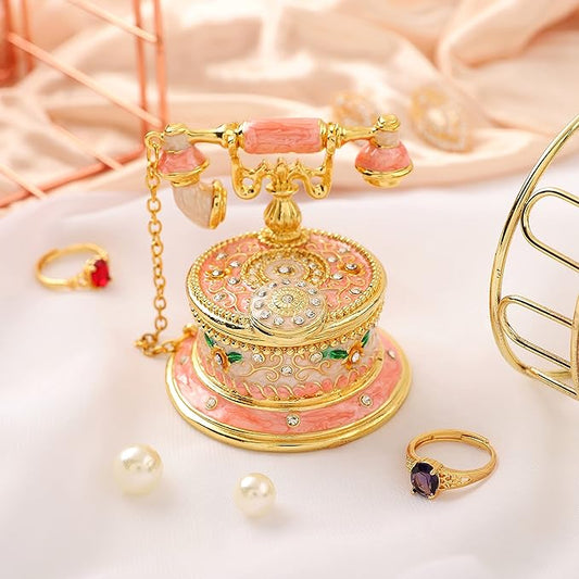 Vintage Telephone Jewellery Box