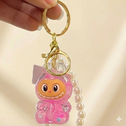 Labubu Pearl Keychain