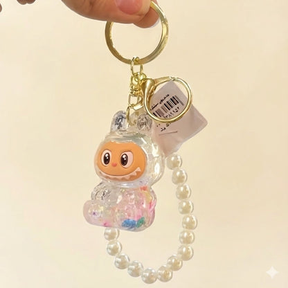Labubu Pearl Keychain