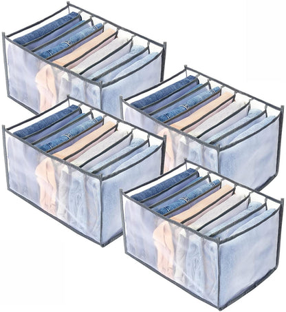 Wardrobe Clothes Compartment Boxes / Jeans Storage Box (35 X 25 X 20 CM)